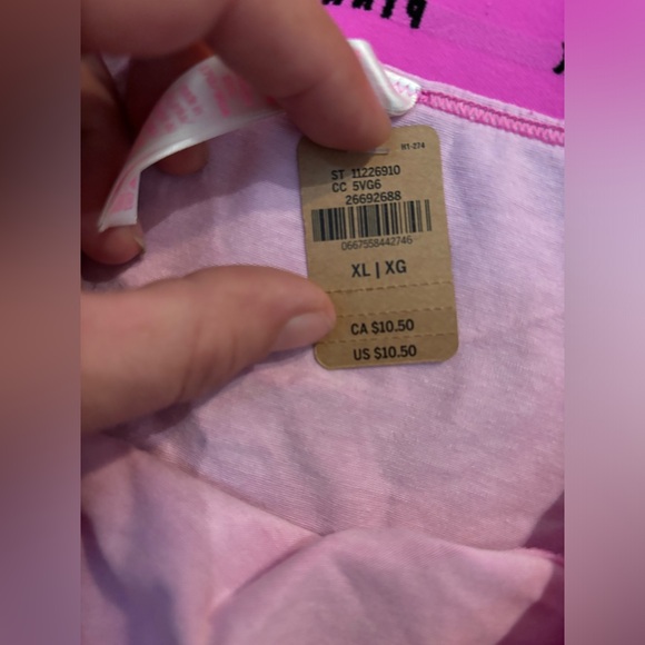 VS PINK LOGO COTTON HIPSTER PANTY - Picture 4 of 8
